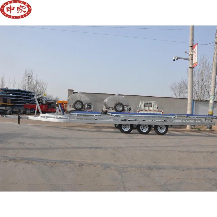 5 ton Watercraft trailer and pontoon bottom boat trailer