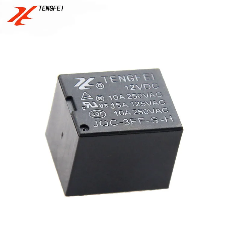 TENGFEI JQC-3F T73 DC12V 4 Pin Mini  Electric Relay Module