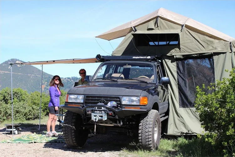 Палатка на крышу автомобиля ENJOIN Overland 4WD водонепроницаемая для кемпинга