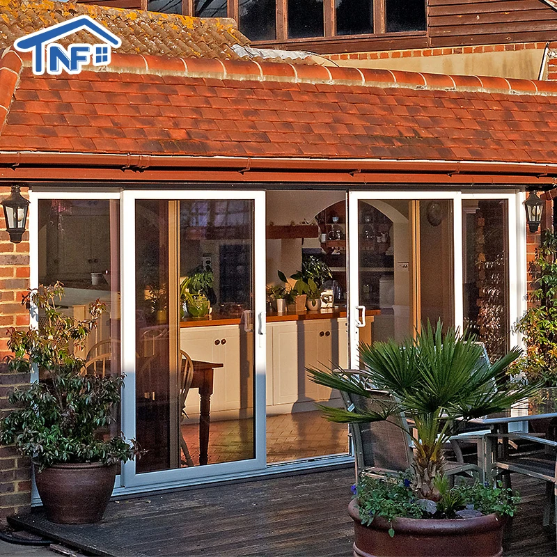 Modern Interior Security Swing Sliding PT PD Glass Door Tempered for Bedroom or Kitchen living room Use entry sliding door