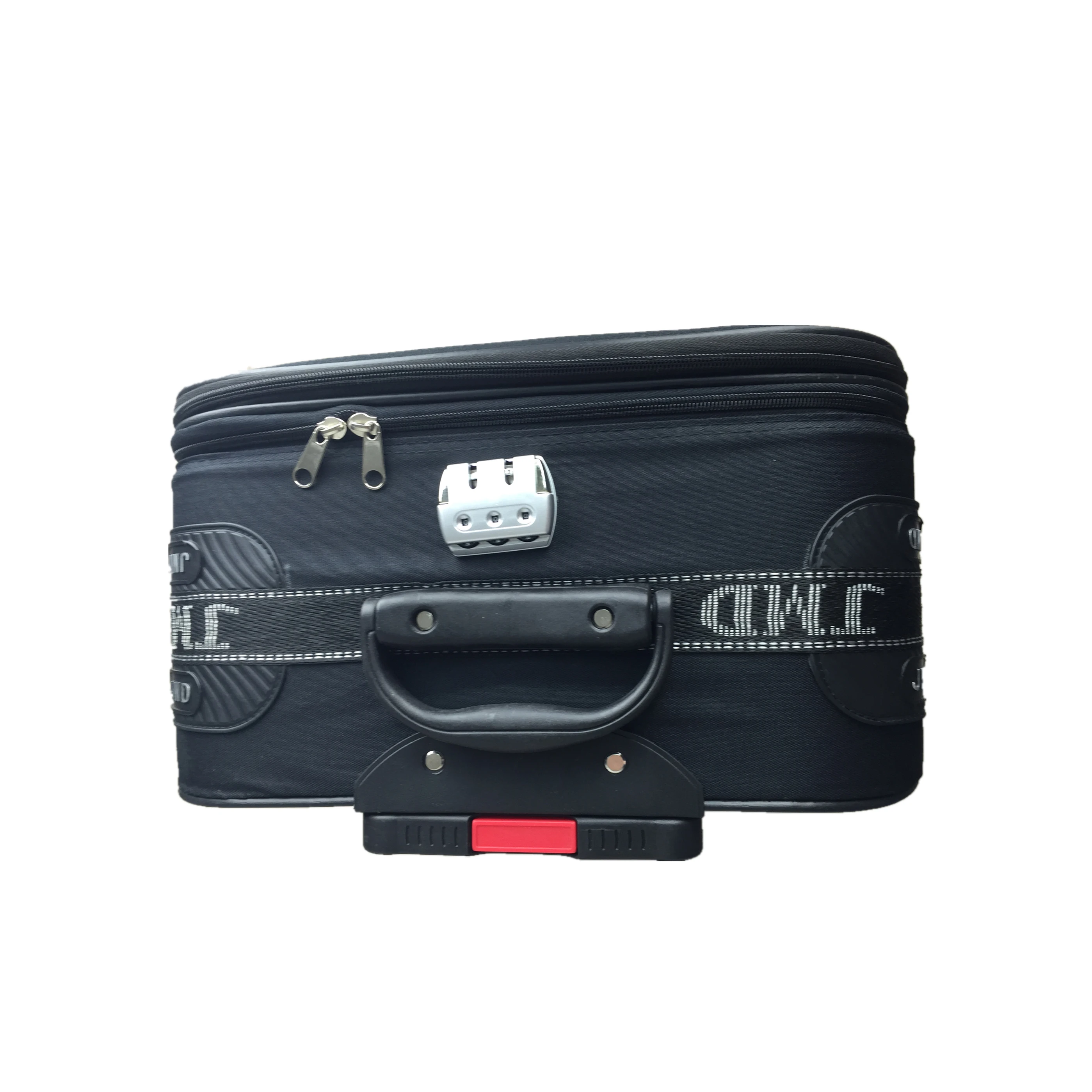 cheap price 600D polyester honey comb frame outer iron trolley external wheels 20 24 28 or 19 23 27inch 3pcs eva luggage set