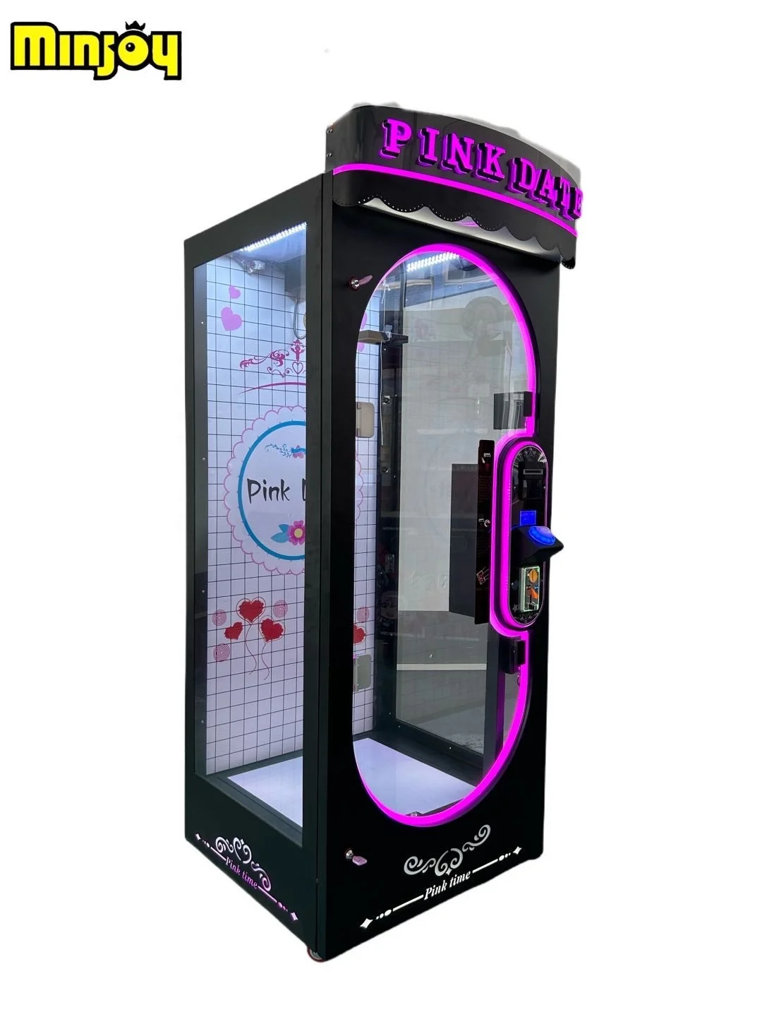 Розовая канатная машина для игры
