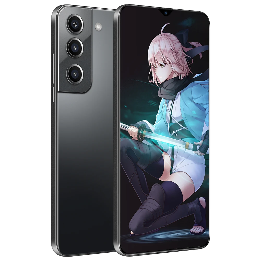 Wholesale price S22+5G signal 16GB RAM+512GB ROM  6800mAh High resolution mobile phones