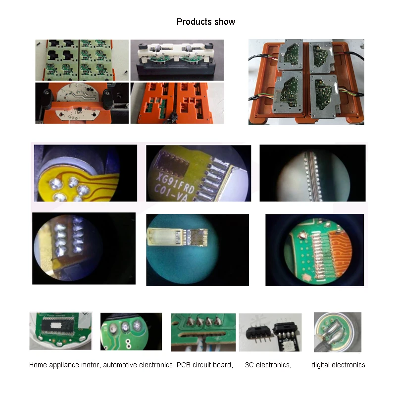 CE certificate automatic small space electronic component laser soldering machine