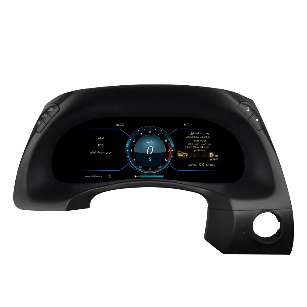 Digital Dashboard Panel Virtual Instrument Cluster CockPit LCD Speedometer For Nissan Patrol Y62 Y612015-2019
