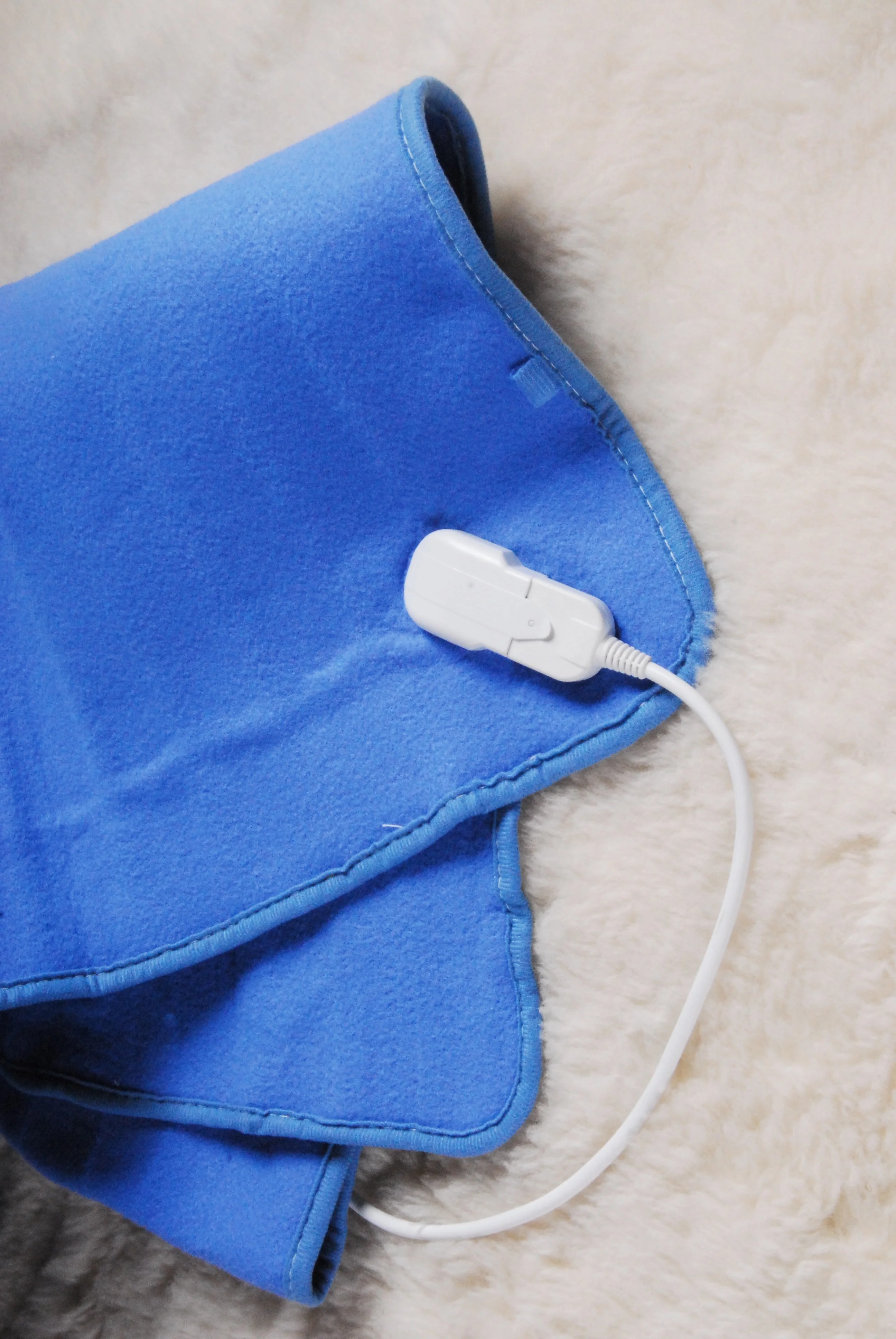 60W Electric under blanket,1-9 heat settings and 1-9h adjustable timer ,non-woven fabric,160*140cm,Blue,rapid heating,double