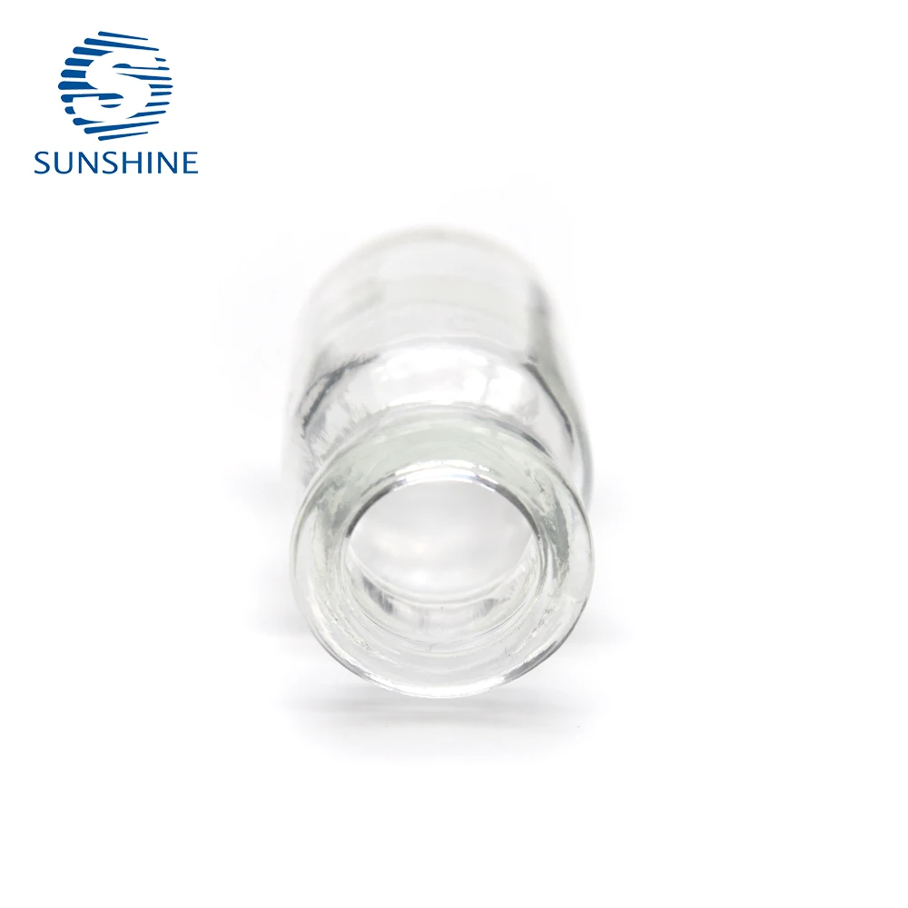 Pharmaceutical 7ml glass vial clear color injectable glass vial moulded injection vial for antibiotics