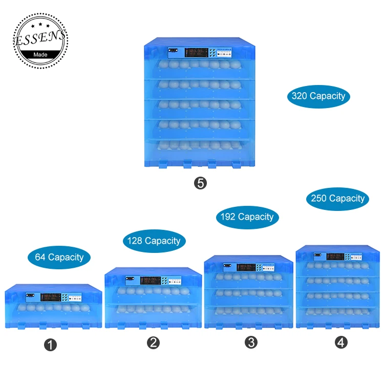  Best quality 320 Industrial chicken egg incubator electrical and battery hatchery machine for hatching