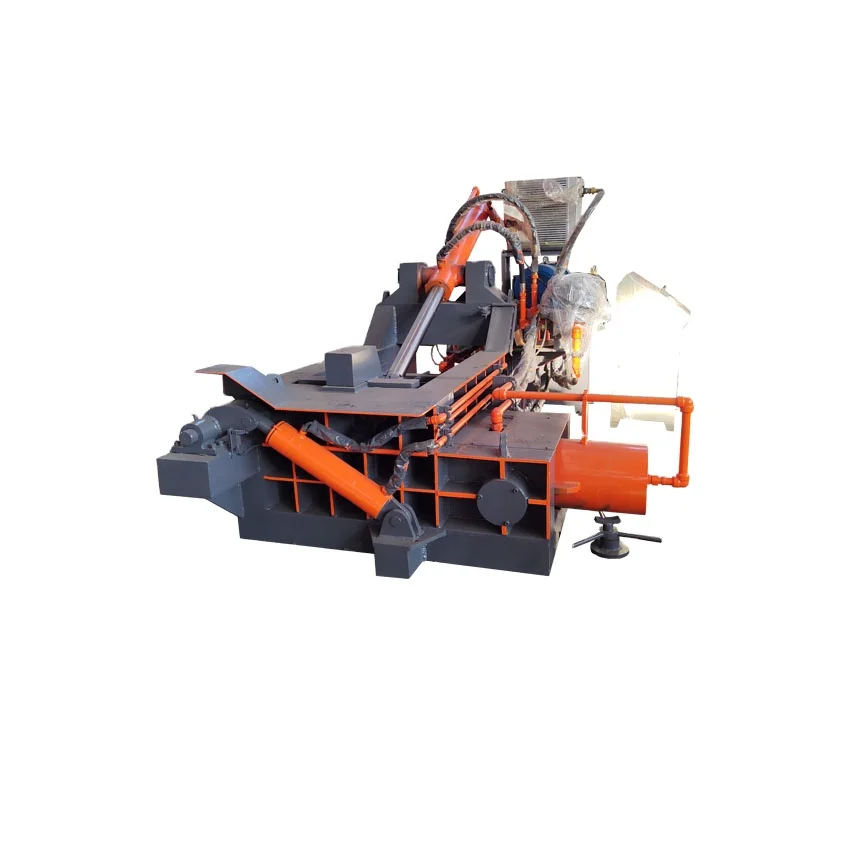 Hydraulic Horizontal Aluminum Cans Baler Press Machine In Scrap Metal Baler