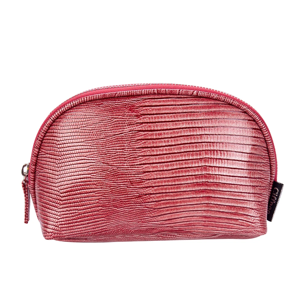 Индивидуальный Логотип, ящерица, кожаный Органайзер для макияжа, сумка для путешествий