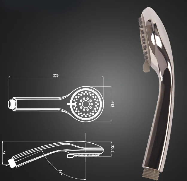 EN1112 ACS Hand Shower Three Function