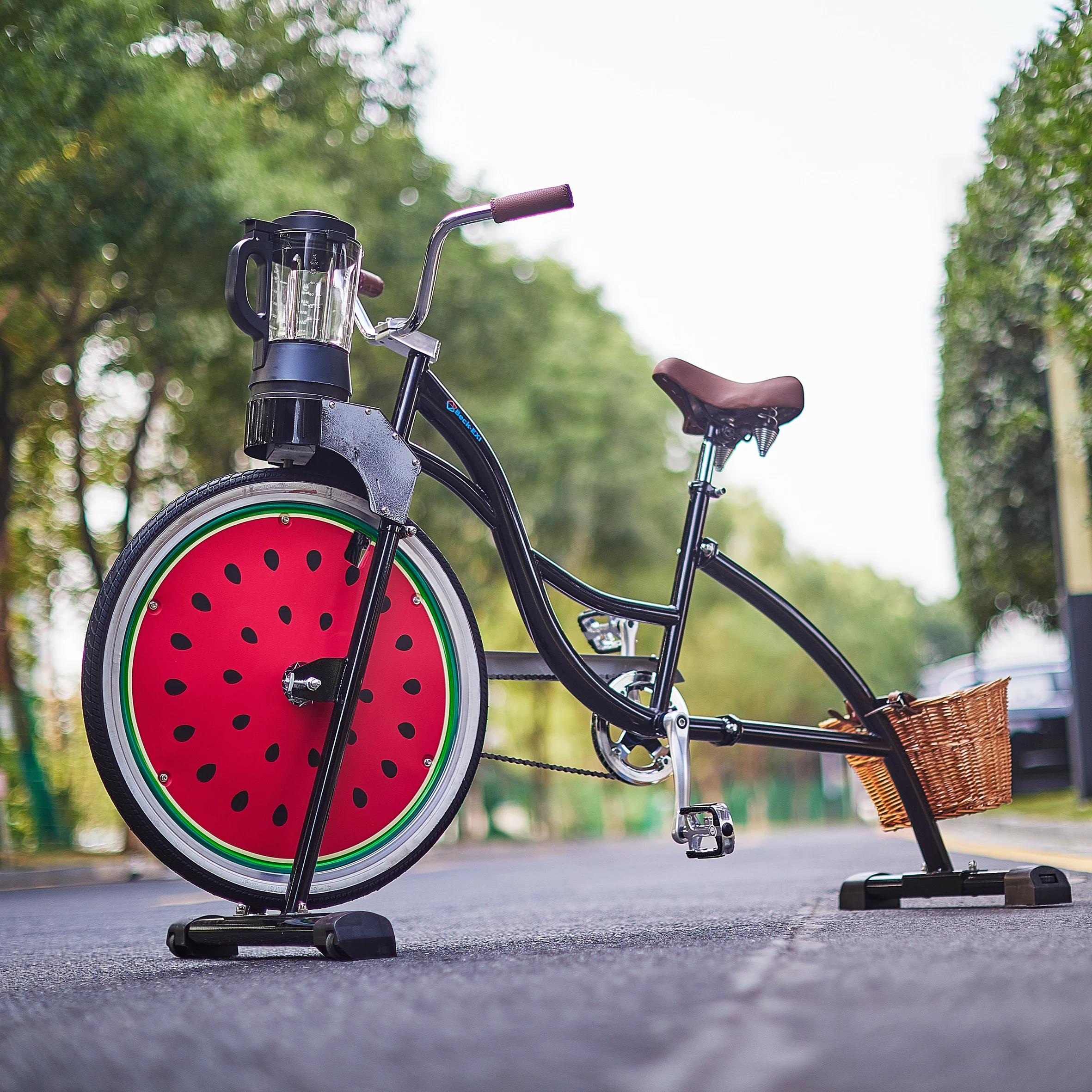 EXI beach cruiser bicycle fruit juicer processing making  machine