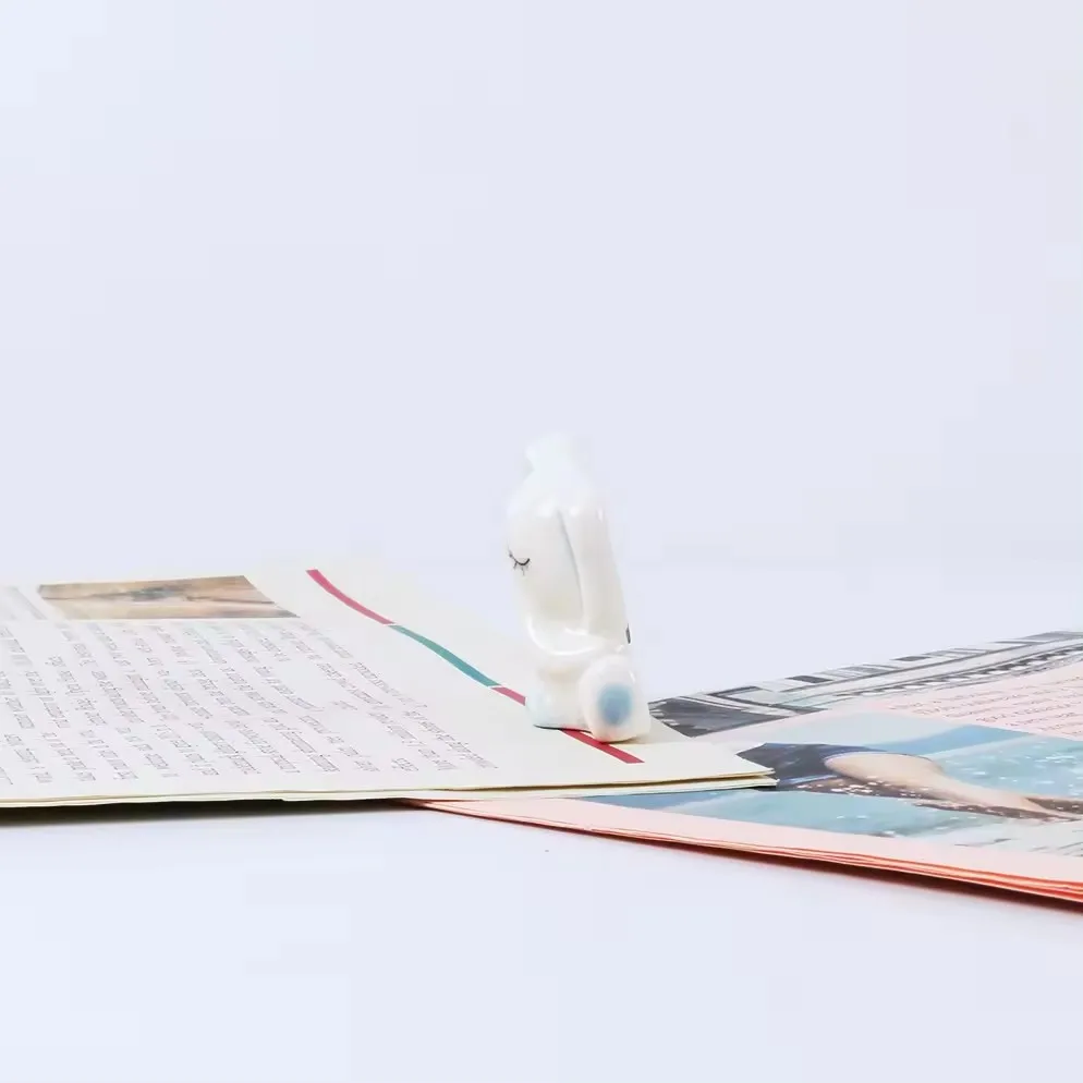 Wholesale cartoon cute mini white ceramic elephant home decor indoor decoration