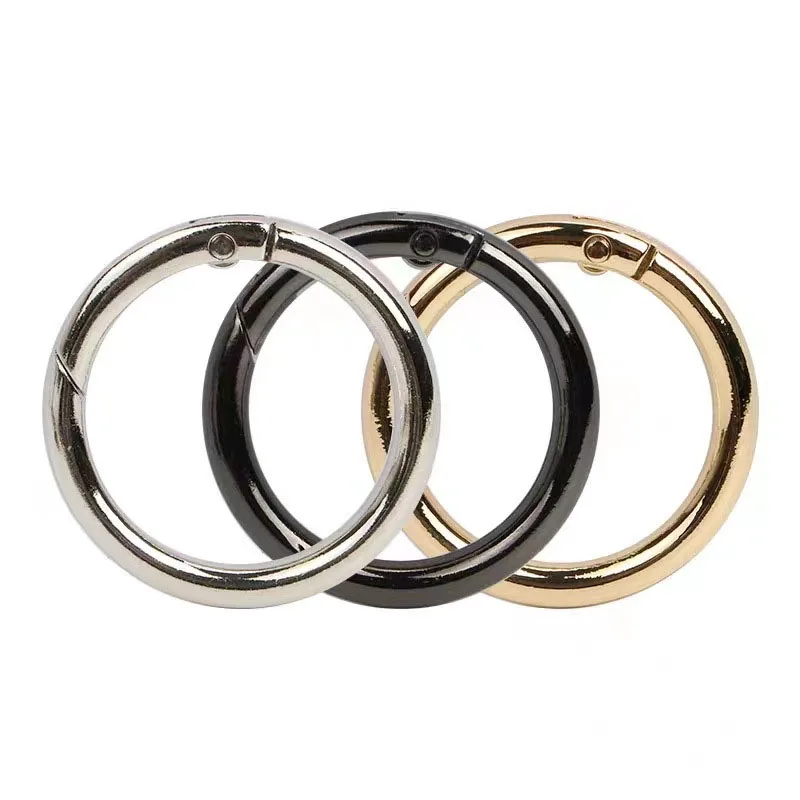 10-60mm Hardware Accessories Zinc Alloy Suspenders Shoes Hat Round Buckle DIY Luggage Handbag Zinc Alloy O Ring