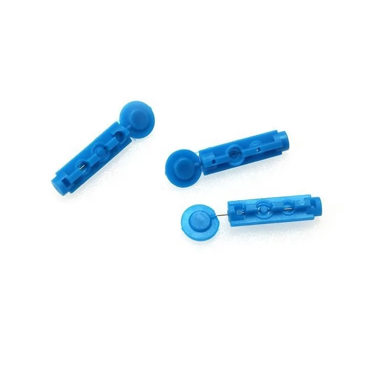 CE ISO approved yiwu medical factory price plastic disposable blood lancet