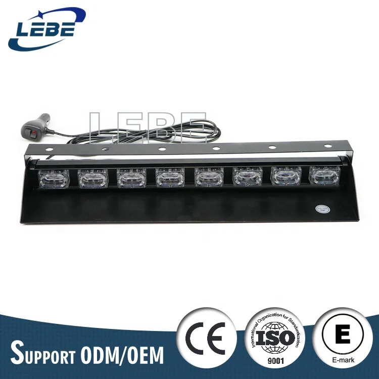 Super bright suction mount dashboard emergency 12v led dash lights