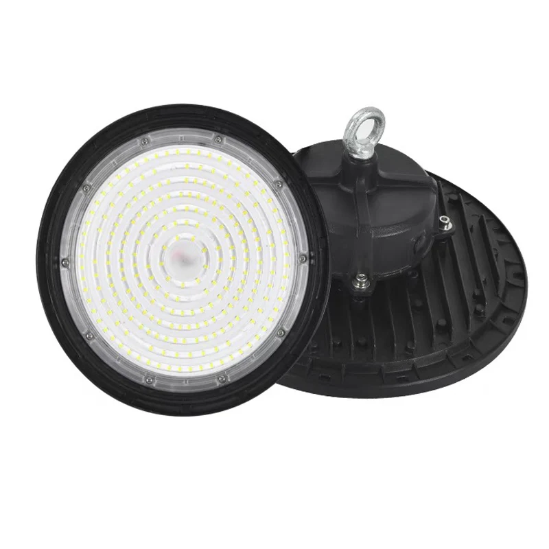 highbay light ufo 100w 150w 200w I240w p65 Round logistic 90degree area indoor outdoor use Warehouse Workshop Highbay Lamp