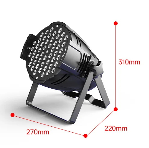 RGBW DJ Disco 54 Led Par Lights Bar Event Dance Floor Lighting Performance Laser Party Wedding Beam Stage Light