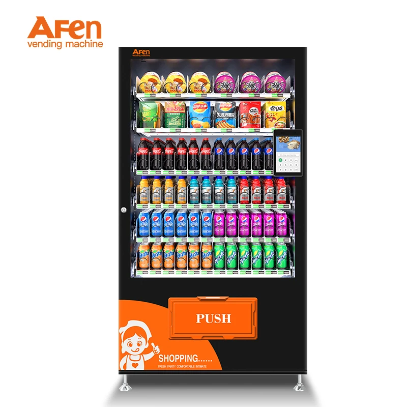 AFEN Vending Machine Refrigerated Automatic QR Code Vending Machine For Sale