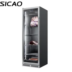 best dried age beaf ham and chees chamber clear glass door air purify charcoal filter cooler appliance 