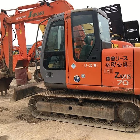 Шанхайский подержанный экскаватор распродажа Hitachi ZX60 ZX80 ZX100 цена 6 тонн 8 10 специальный для продажи