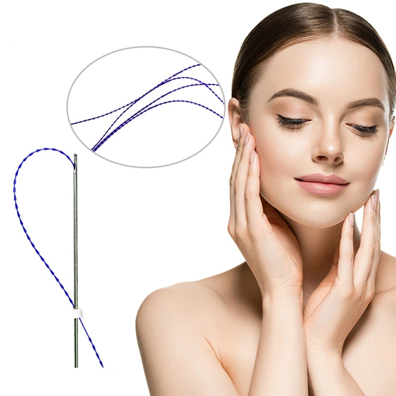 18g 100mm Fish Bone Molding Cog W Blunt For Hypodermic Mesotherapy Needle