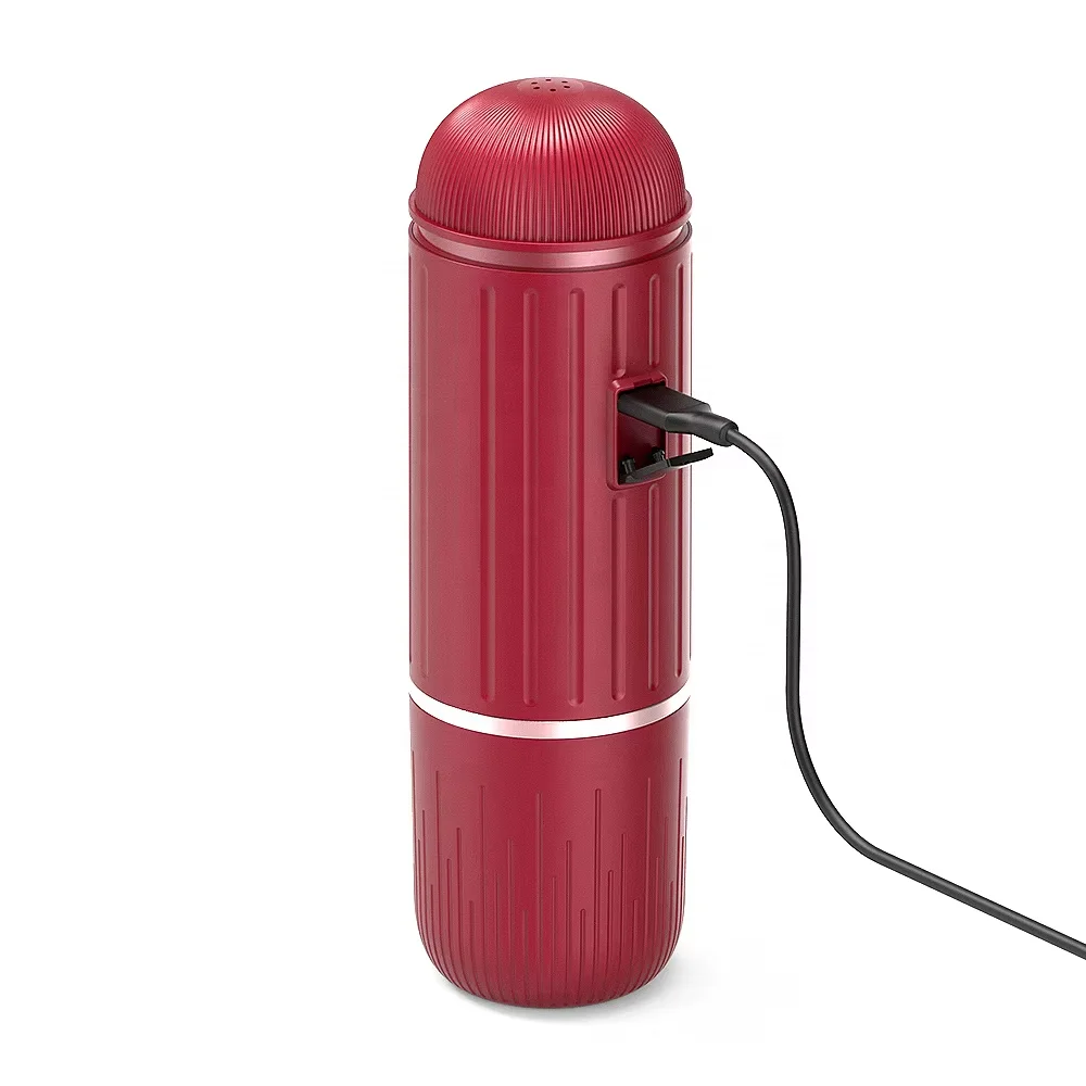 OEM Wireless Heating Espresso Coffee Portable Charging Mini professional travel Outdoor Car Capsule Maker