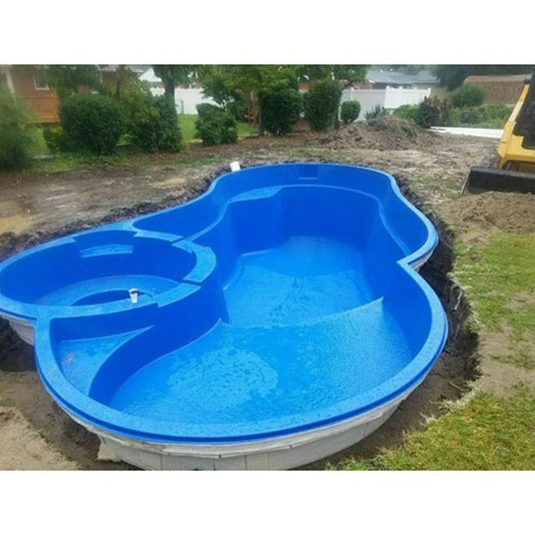 Luxury Home Village Big Large Size Frp Prefab Fiberglass Spa Swimming Pool Underground Outdoor Jacuzzi Swimming Pool