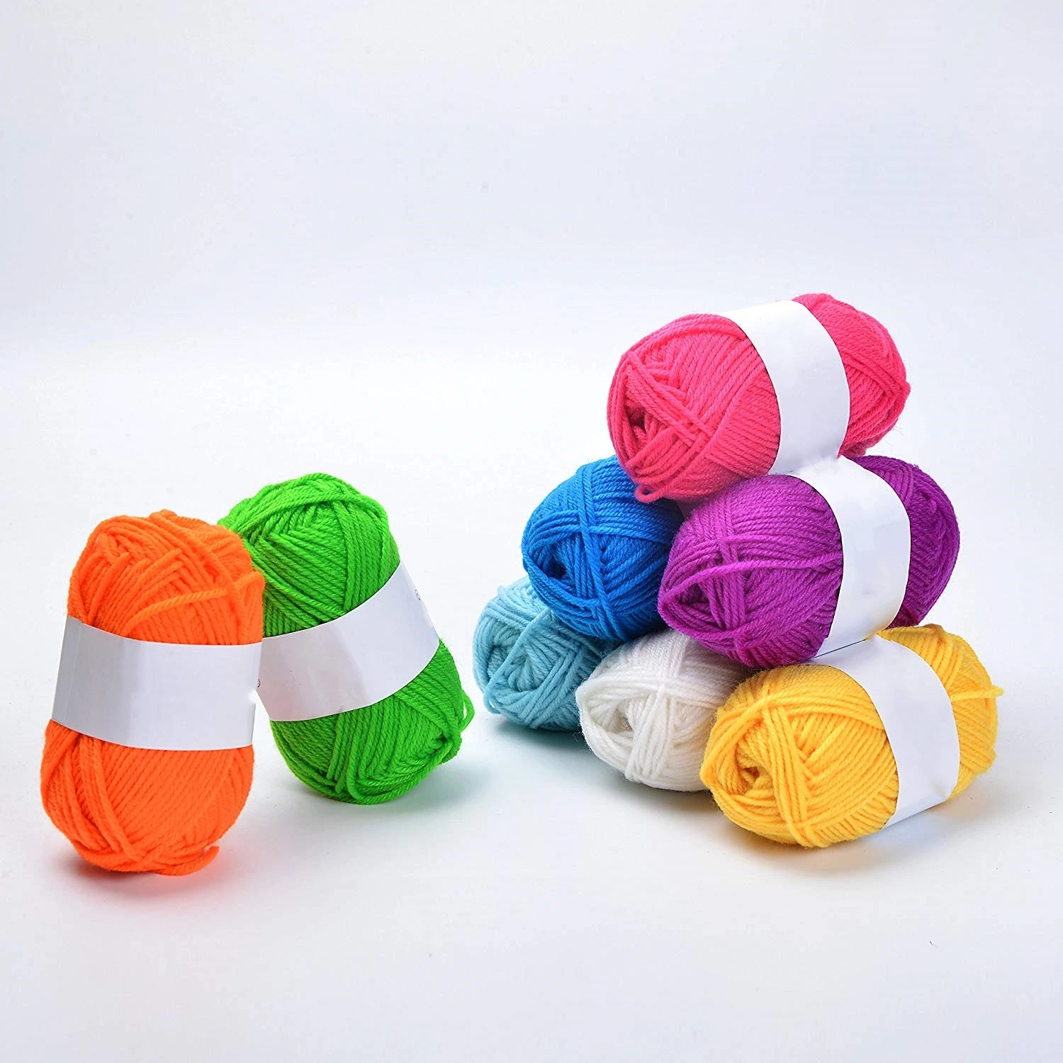 
Colorful Acrylic Yarn DIY Knitting Craft Yarn 