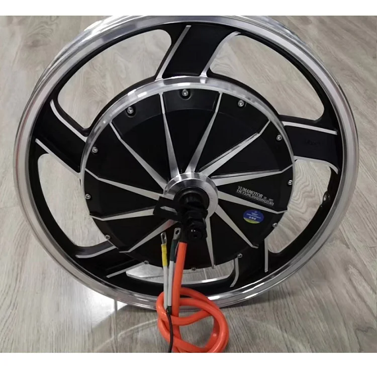 17 inch 72v-96v 2000w high speed BLDC Hub Motor For Electric motorcycle wheel