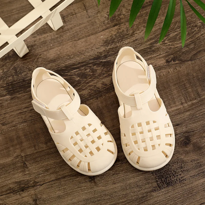 2024 new sandals for summer kid boys girls cute beach children jelly sandals sandals non-slip safe rubber baby kids jelly shoes