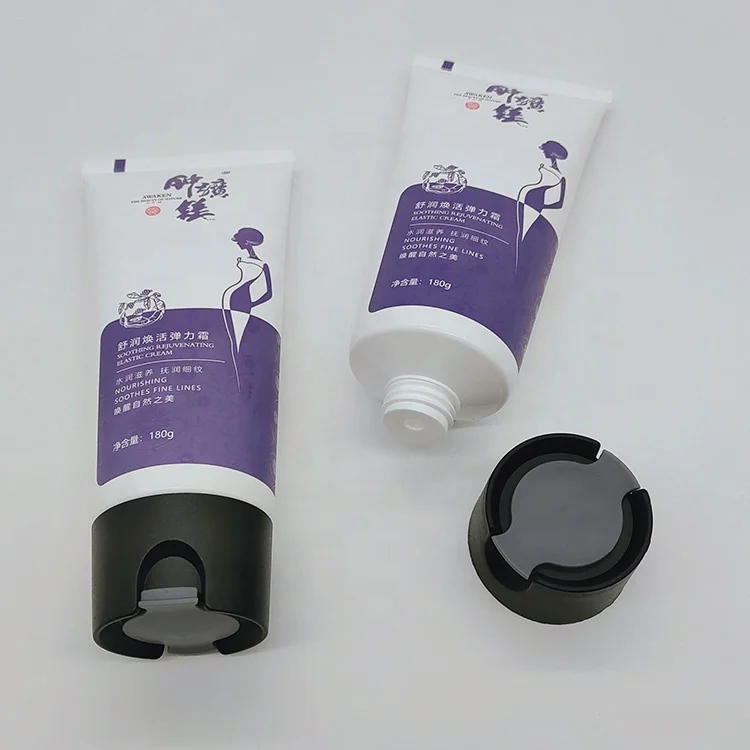 
Diameter 50mm Shampoo Packaging Tube Shower Lotion Plastic Tube With Silicone Valve Cap 