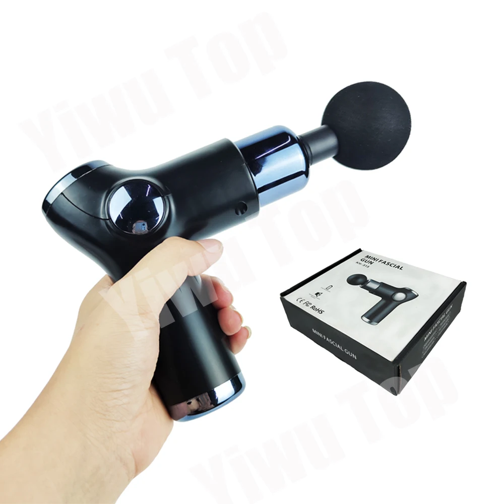 Factory Price Mini Muscle Massage Gun Foldable Fascia Gun Noiseless Portable Massage Gun