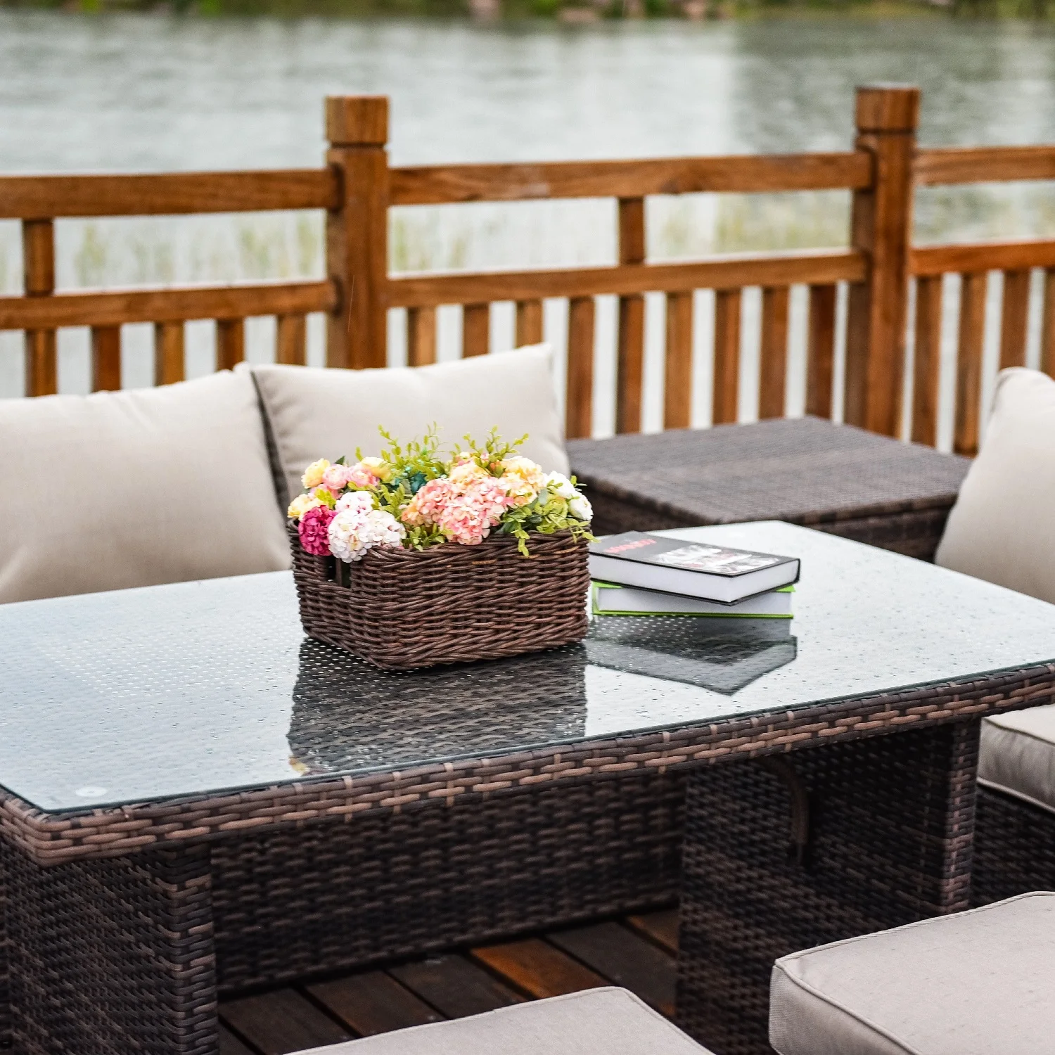 Hot Sale Cheap Outdoor Rattan Sofa Sets Outdoor Patio Sofa Luxury Garden Sofa Set Direct Wicker Furniture