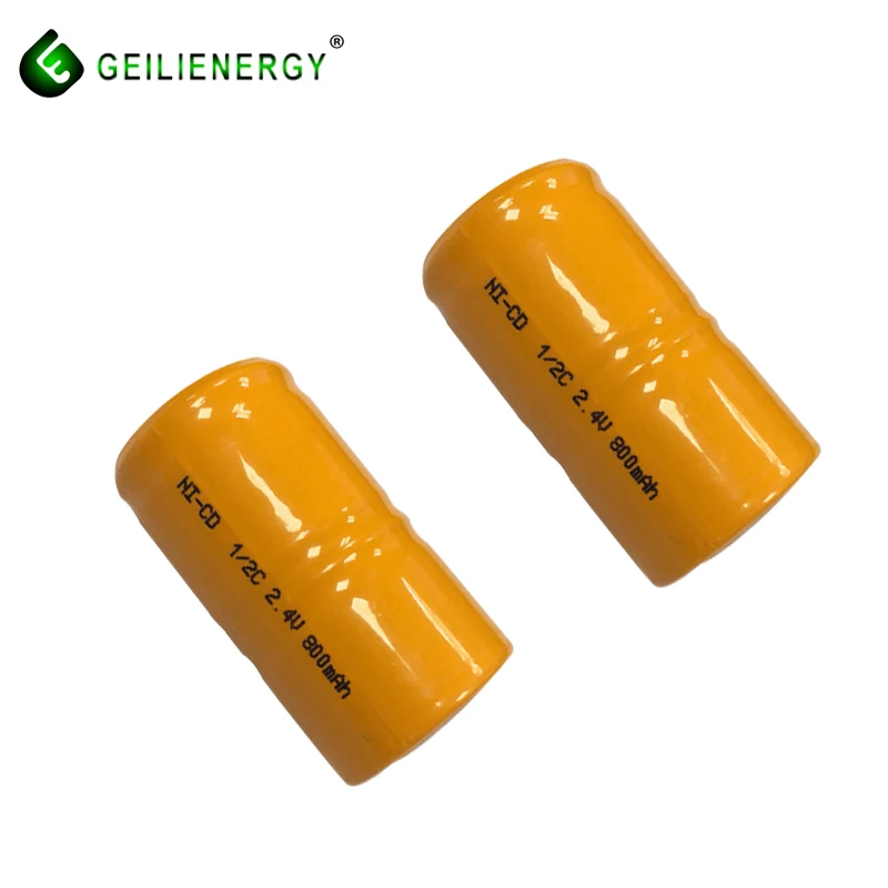  1/2C 2 4 v Ni cd 800mah аккумулятор для аварийного