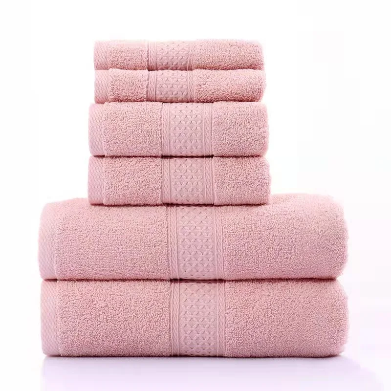 Factory Wholesale vary  Colors Design Cotton Bath Towel for  Hotel Beauty Salon use bath towel set