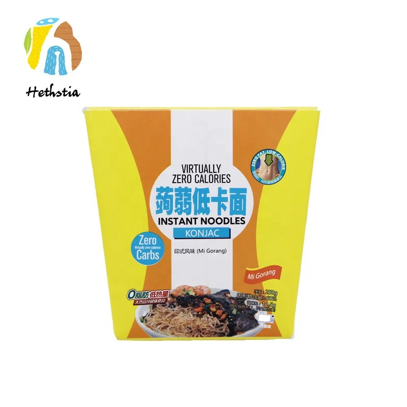 Оптовая продажа рамен Кето с низким содержанием карлори чашка Shirataki Konjac лапша быстрого