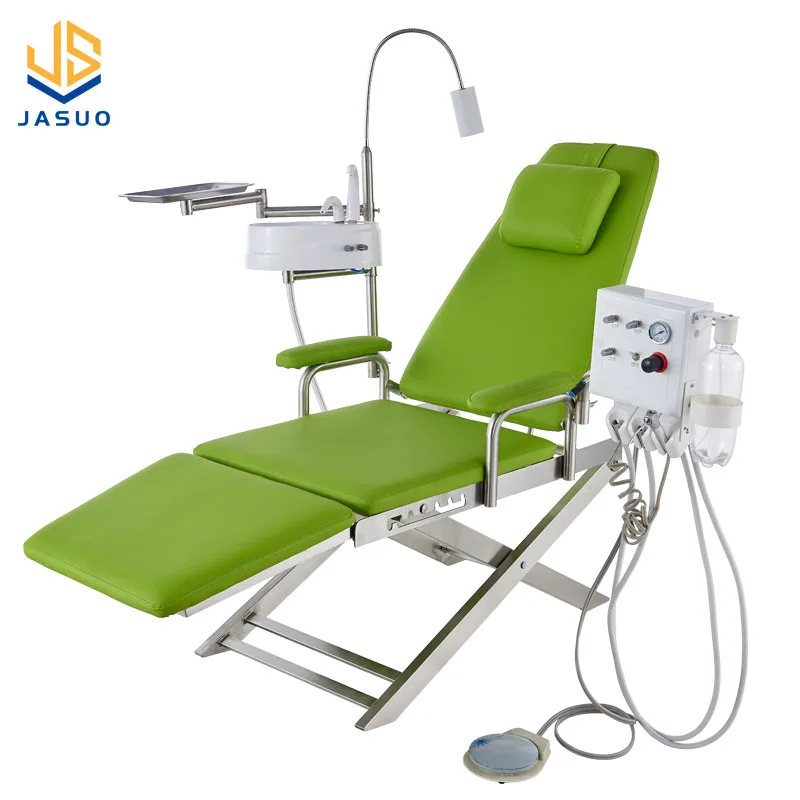 Jasuo dental device Medical Folding Equipment Supplies Foldable Patients Unit Prices Portable Dental Chair