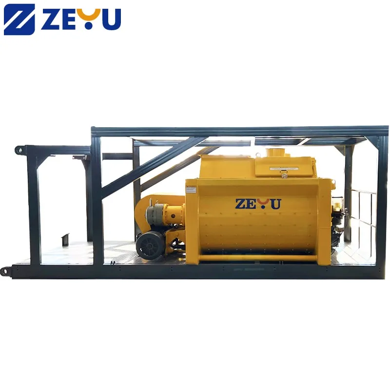 High Quality J JS500 JS750 JS1000 JS1500 JS2000  Electric Engine Concrete Pan Mixer Pan Mixer Cement Mixer For Construction Site