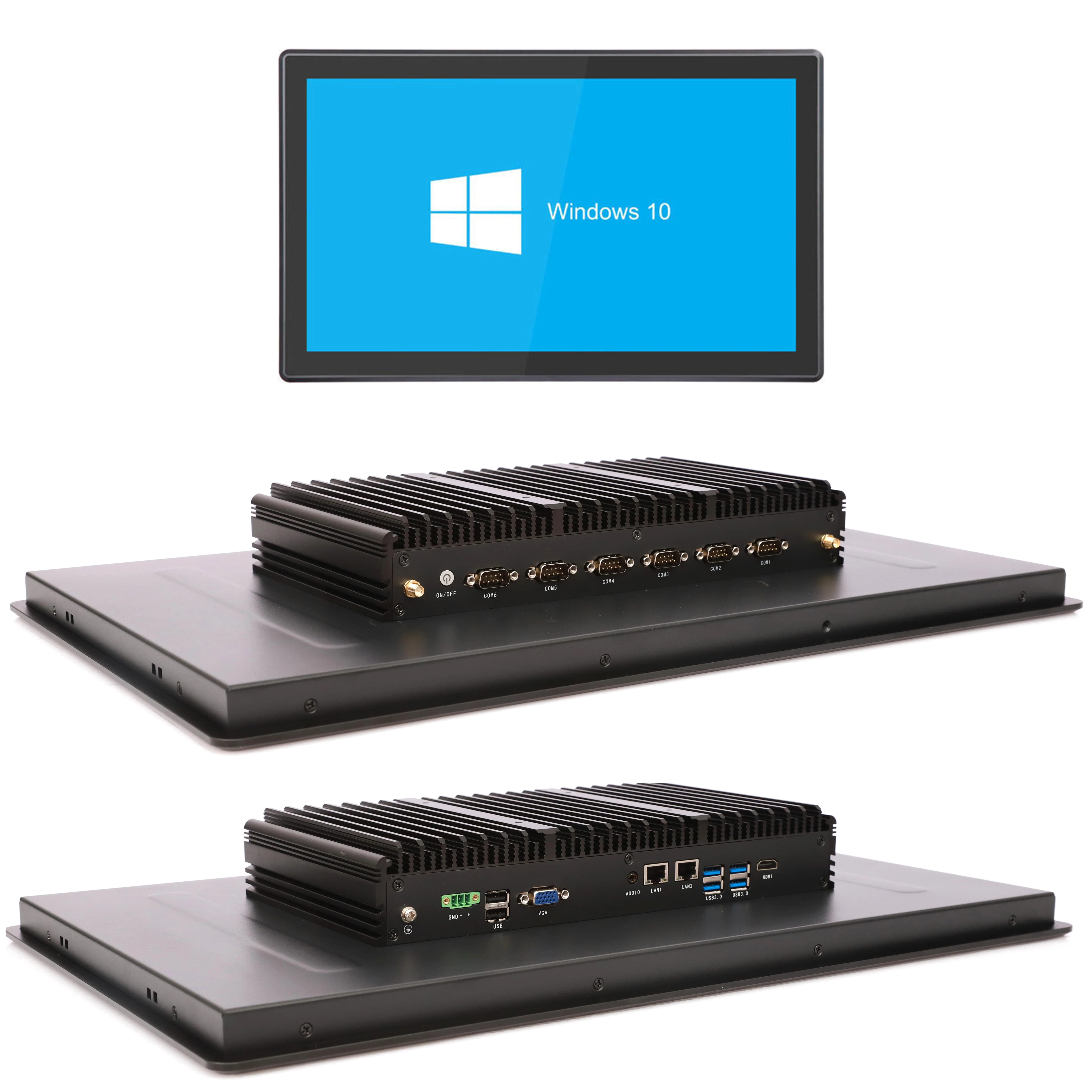 CESIPC 21.5 Inch CNC factory Screen Pc Capacitive Touch Panel Pc Industrial Tablet Window Linux Os