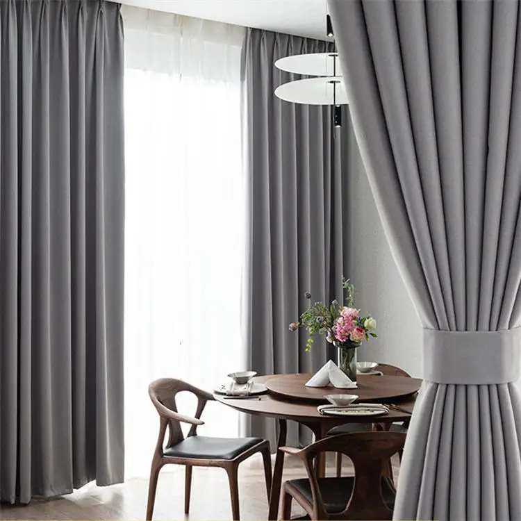 Fire retardant  luxurious  Blackout Curtain Fabric for  hotel living room 150cm 280cm 300cm width for you choose