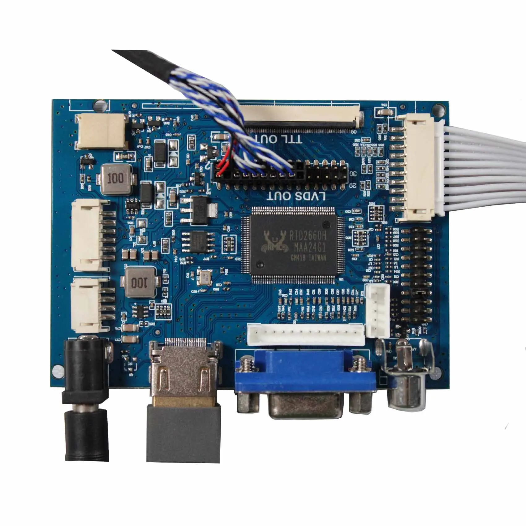 Screen With Hd-Mi Vga Av Lcd Controller Board At070Tna2 1024X600 7 Inch Tft Lcd Touch Screen Tft Lcd Display Module