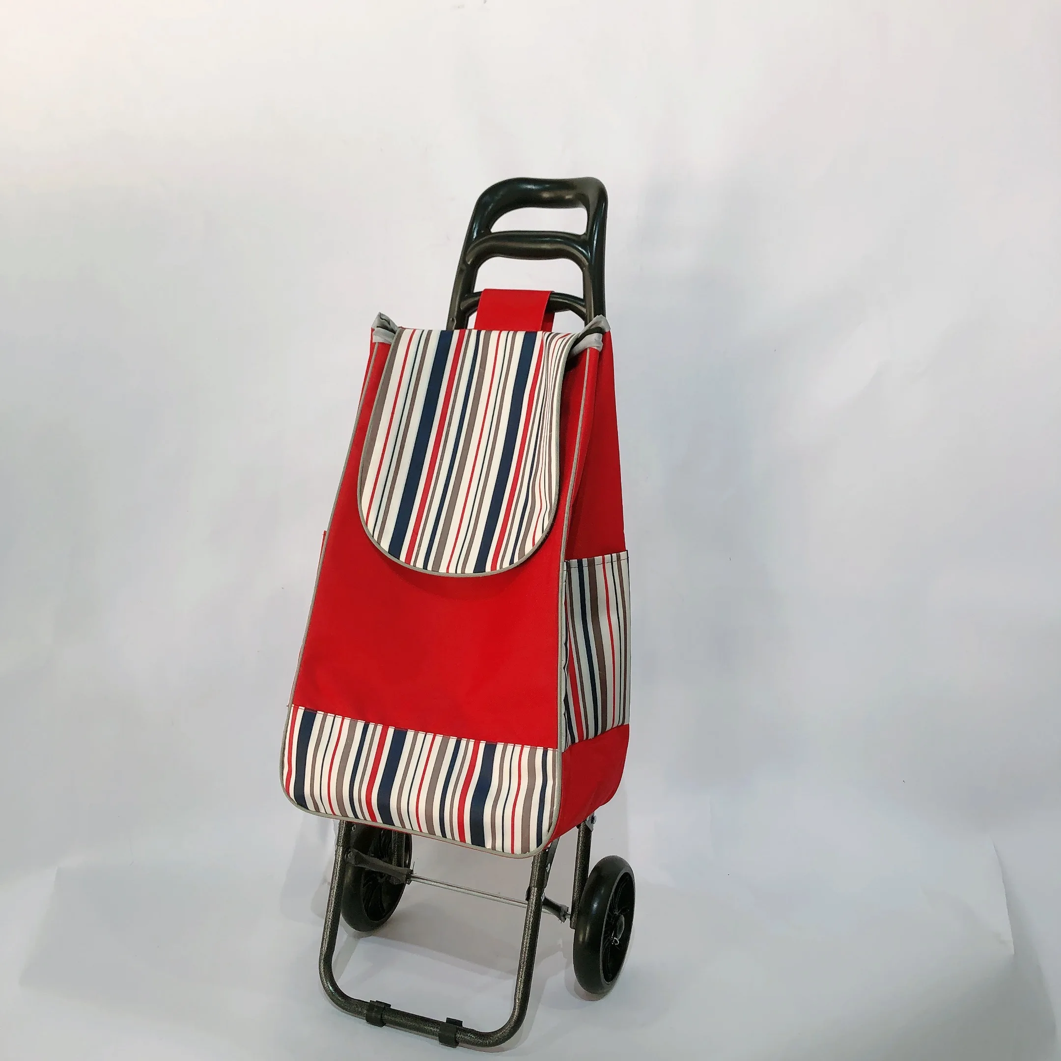 Customizable logo Reusable shopping cart Portable foldable grocery shopping cart for home use,shopping trolley bags