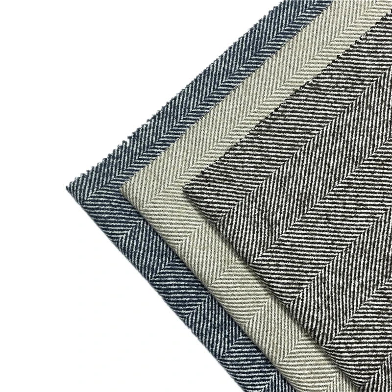 Тканая шерстяная войлочная ткань в елочку, шерстяная ткань, флисовая ткань букле для пальто