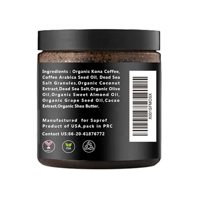 Good Quality Deep Cleaning Coffee Grinding Paste Body Scrub Body Wholesale