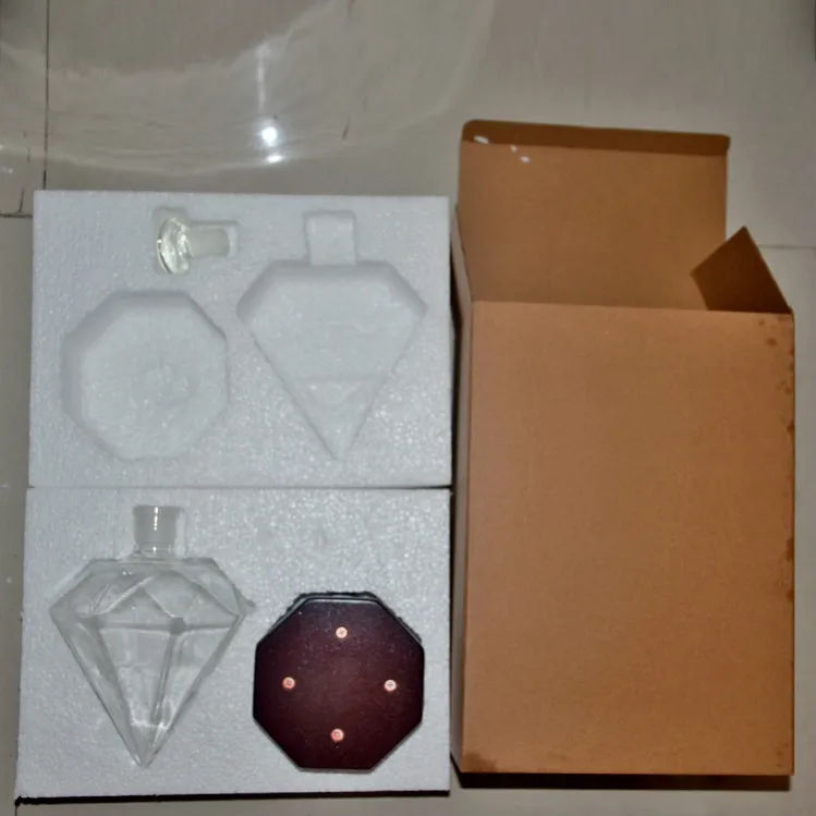 
China factory cheap price handmade glass liquor 500ml airtight glass bottles for wine 
