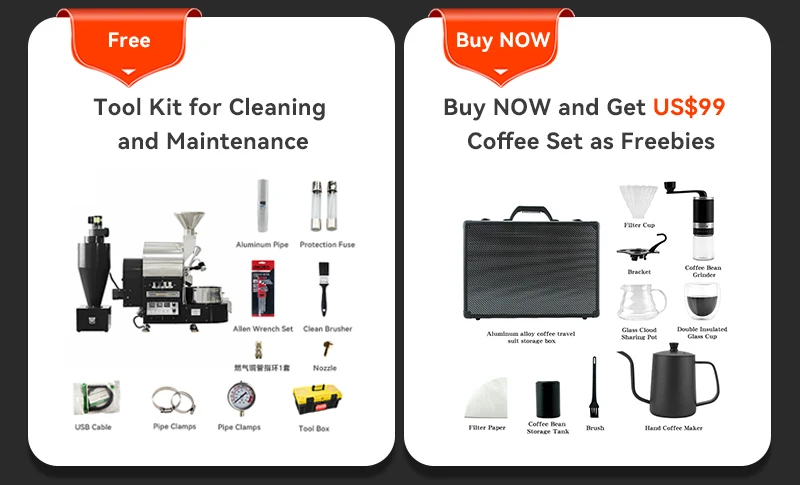 Yoshan 1 Lb 1kg Small Electric Bean Temperature Control Buy 3kg Coffee Roaster Machine For Commercial Use