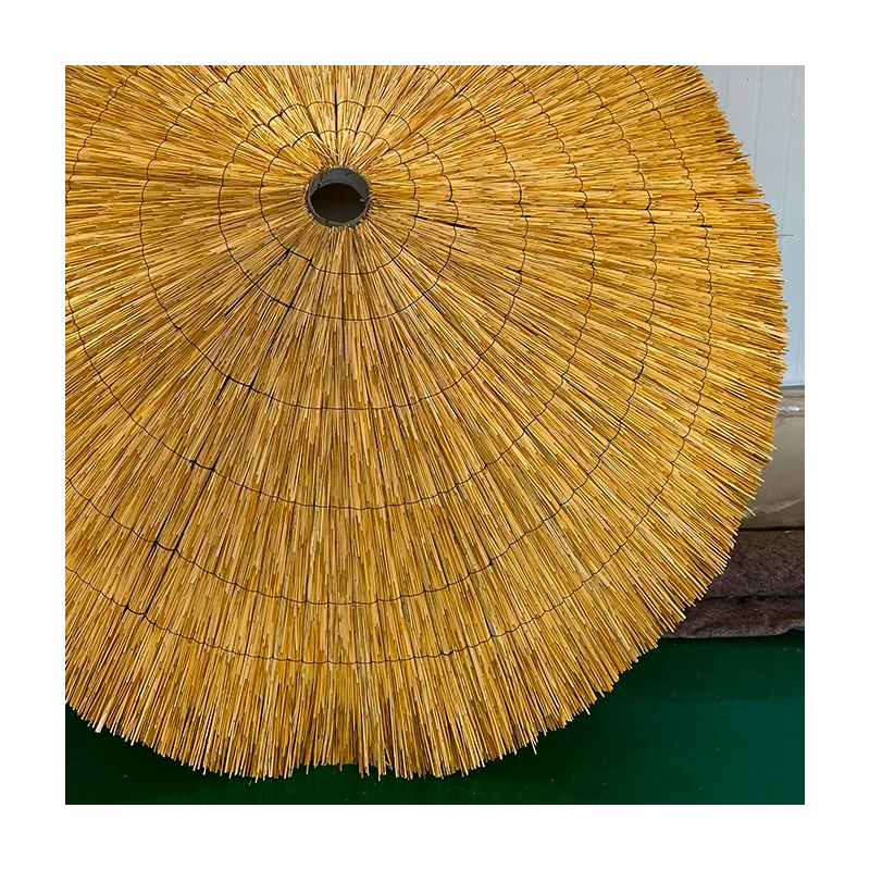 ex-factory price reed farm umbrella Naked Weight 40kg reed pool umbrella Enhance Your Outdoor Space reed umbrellas for garden