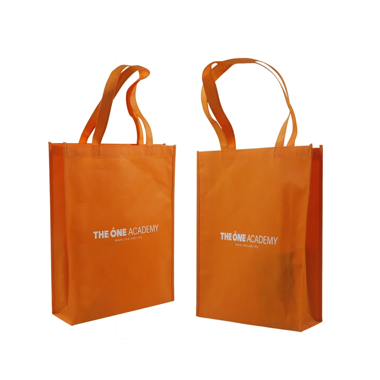 Printed Organic Red Color Non-woven Fabric Tote Carry Bag Eco Friendly Heavy Grocery Bag Low Price Non-woven Storage Tote Bag