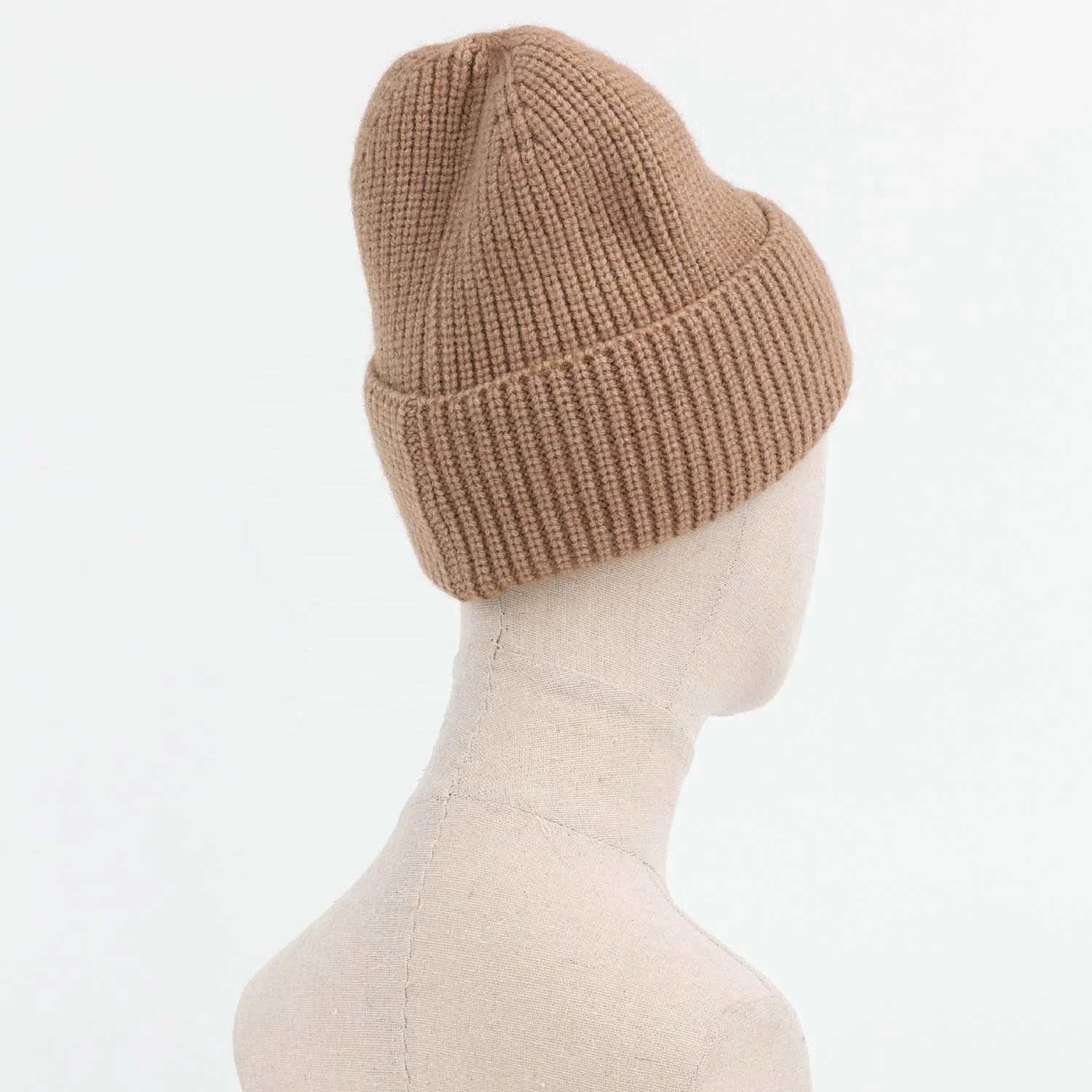 CUSTOM LOGO Unisex Hip Hop Skully Ski Cuffed folded chunky sports warm winter fishermen beanie hats